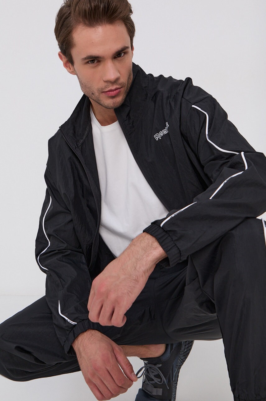Reebok Compleu GS9309 bărbați, culoarea negru answear.ro