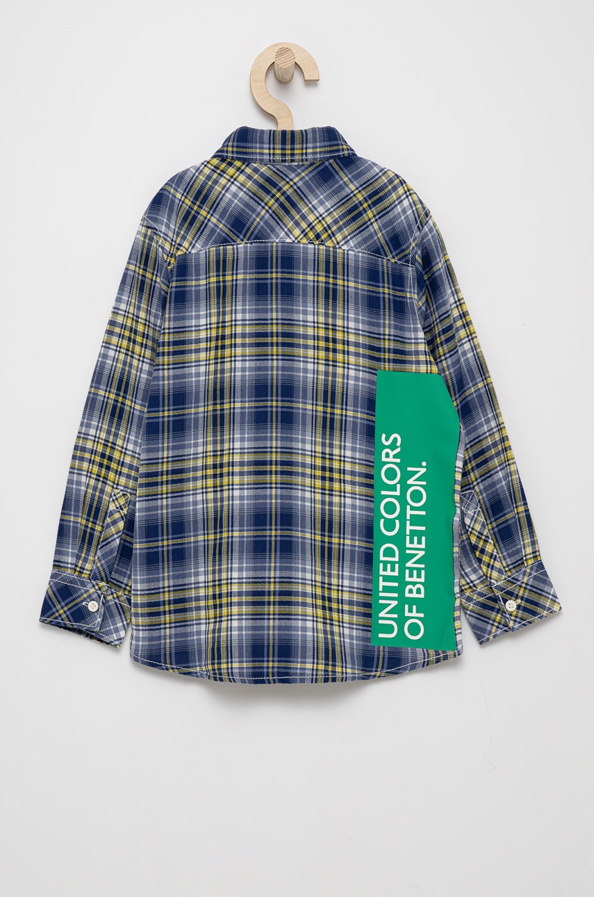 

Детская хлопковая рубашка United Colors of Benetton