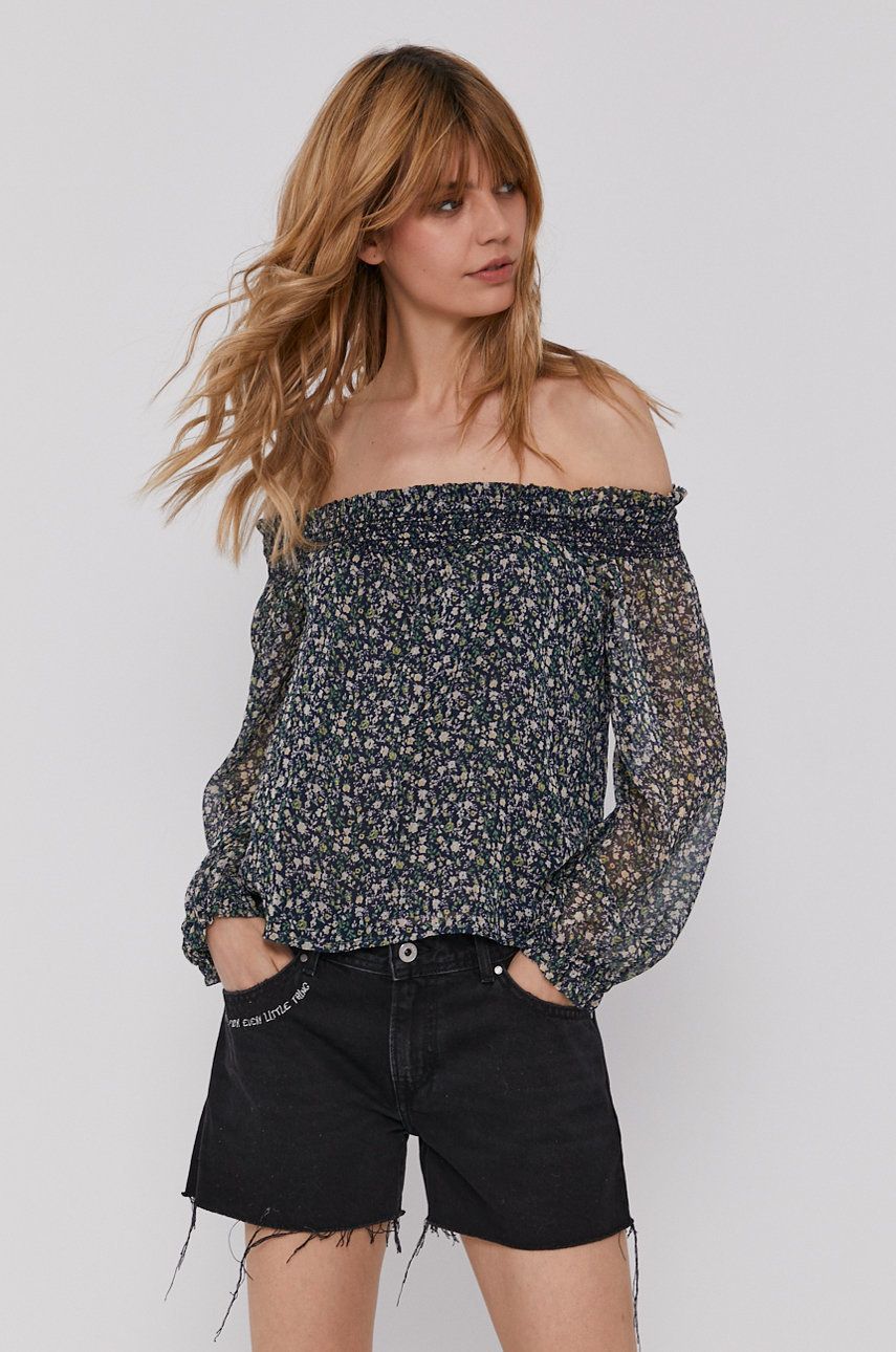 Pepe Jeans Bluză femei, in modele florale answear.ro