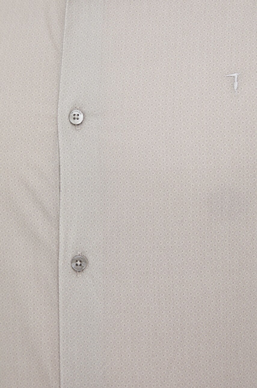 

Хлопковая рубашка Trussardi мужская regular классический воротник
