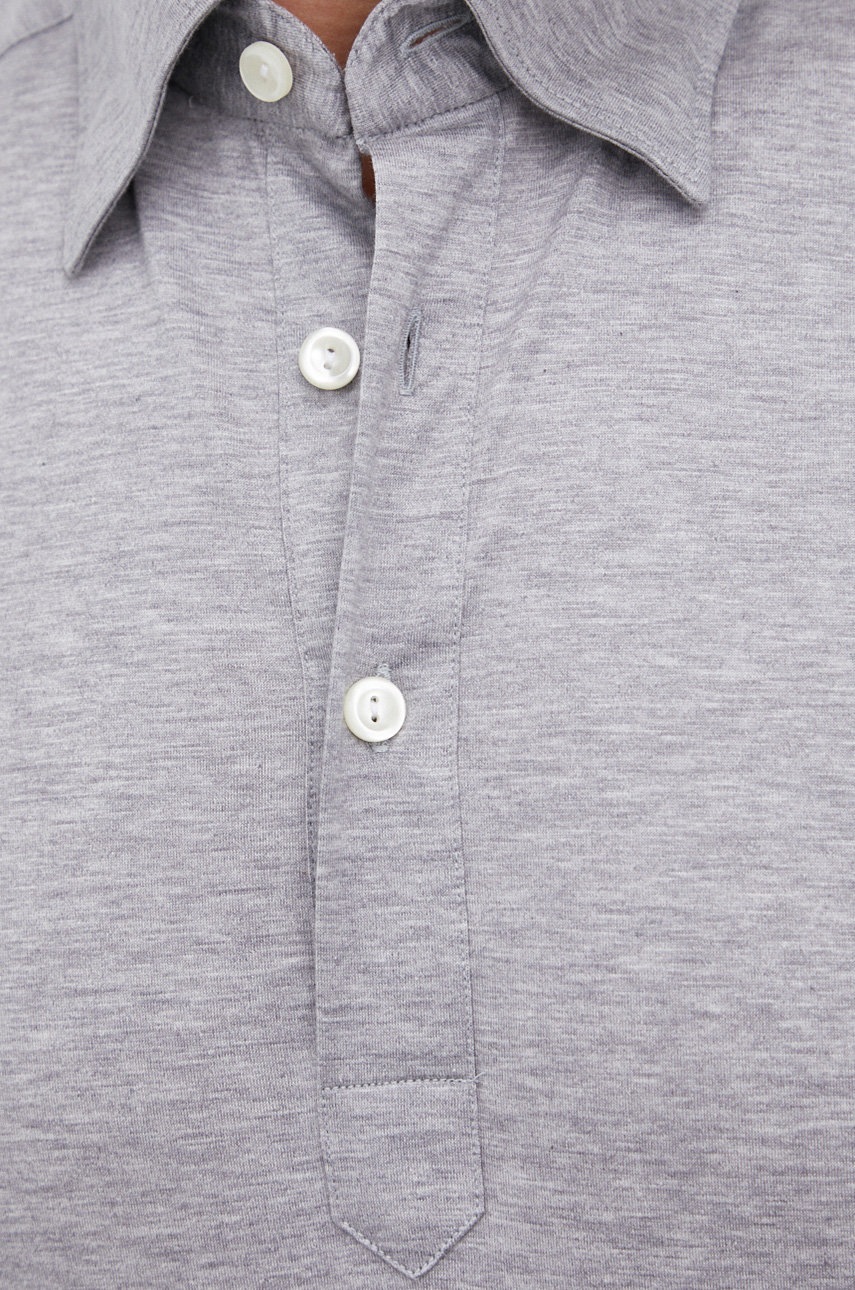 

Бавовняна сорочка Eton чоловіча колір сірий regular комір button-down