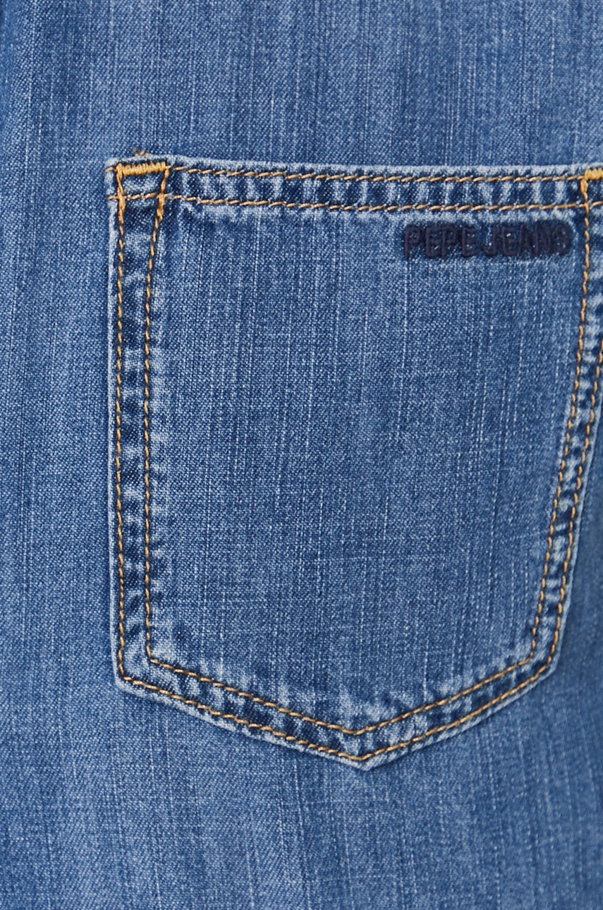 

Джинсова бавовняна сорочка Pepe Jeans Porter чоловіча regular класичний комір