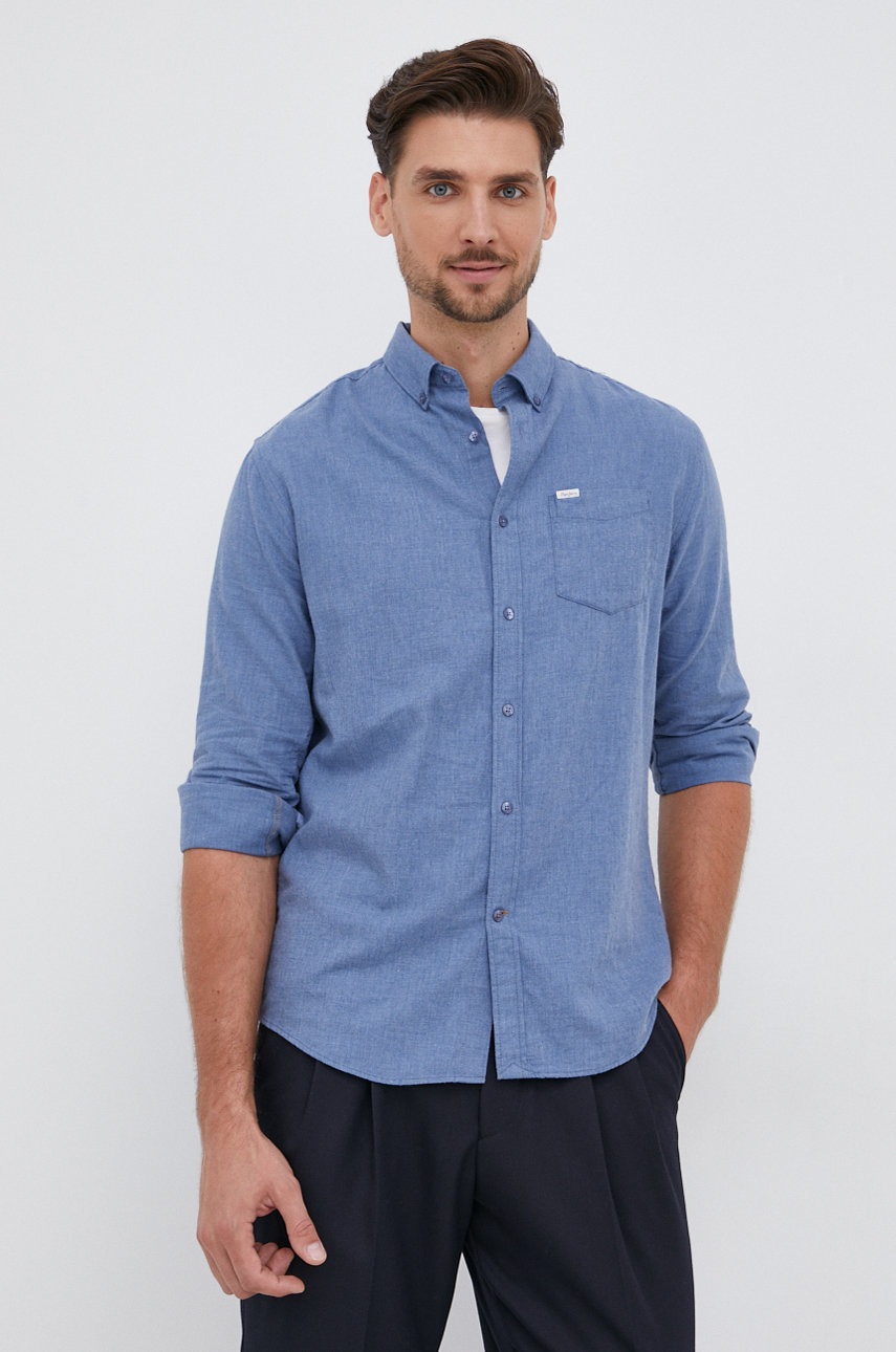

Бавовняна сорочка Pepe Jeans чоловіча regular комір button-down