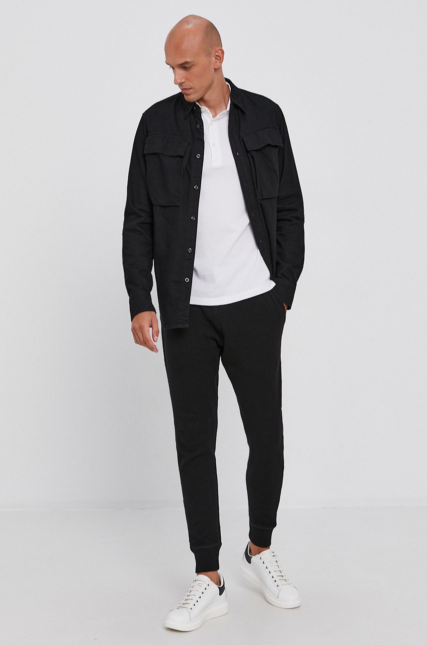 

Сорочка G-Star Raw чоловіча колір чорний regular класичний комір