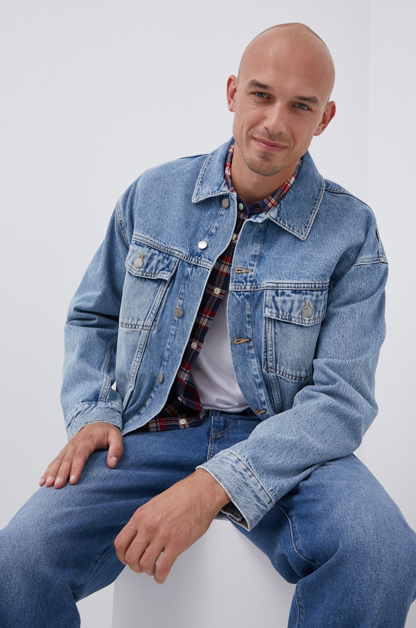 Dr. denim geacă jeans bărbați, de tranzitie