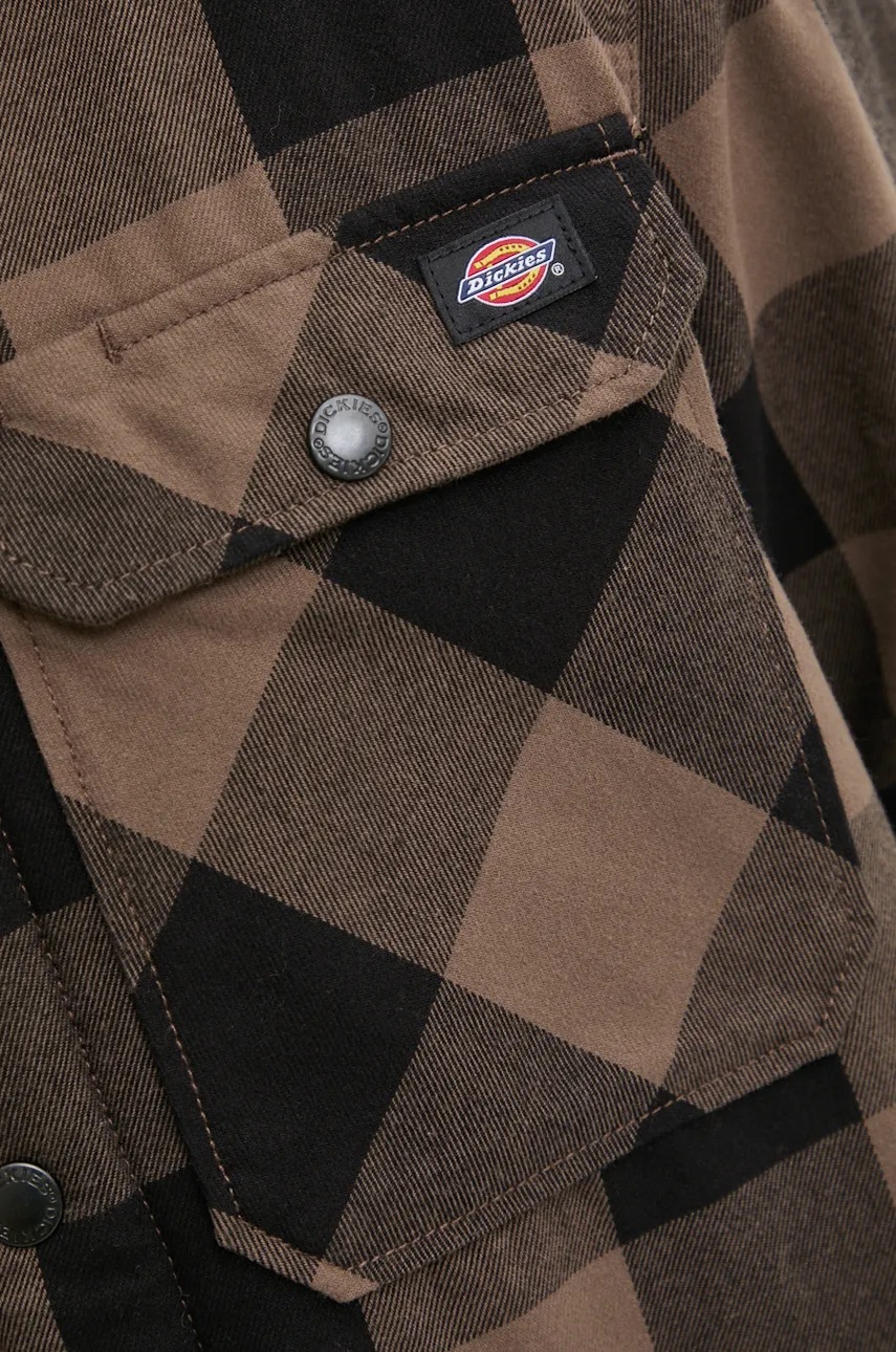 Куртка Dickies чоловіча колір коричневий перехідна 