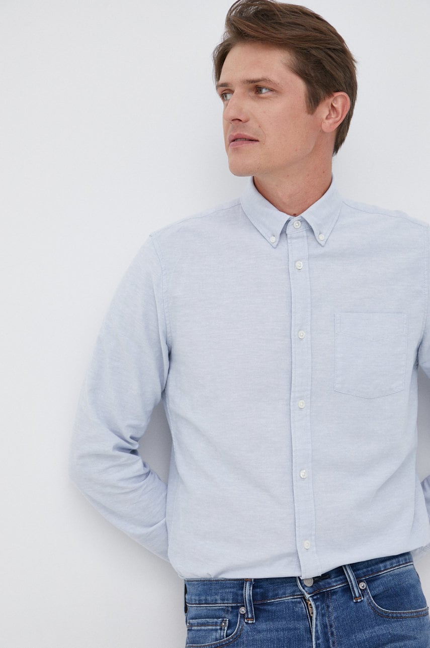 Gap cămașă bărbați, cu guler button-down, slim