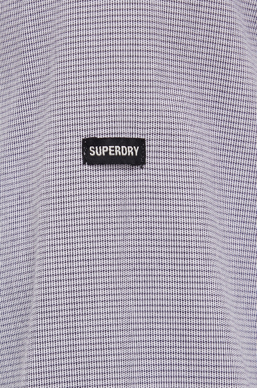 

Хлопковая рубашка Superdry мужская regular воротник button-down