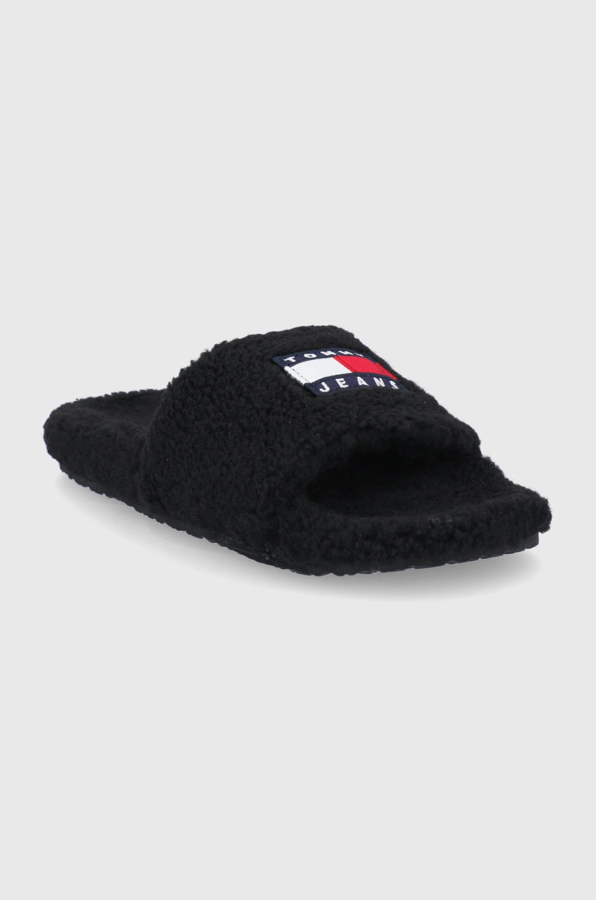 

Тапки Tommy Jeans цвет чёрный