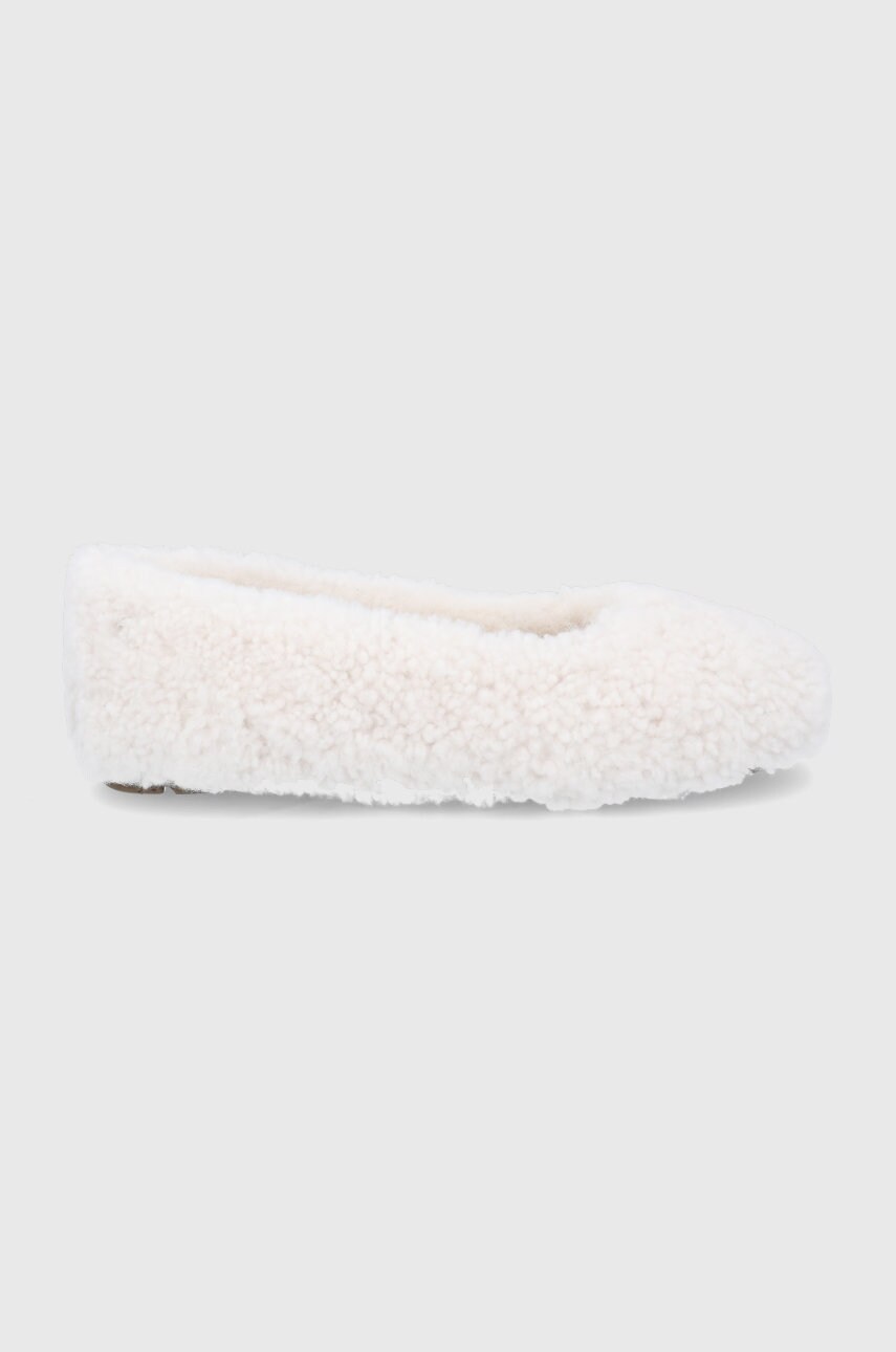 Emu australia papuci de lână culoarea crem