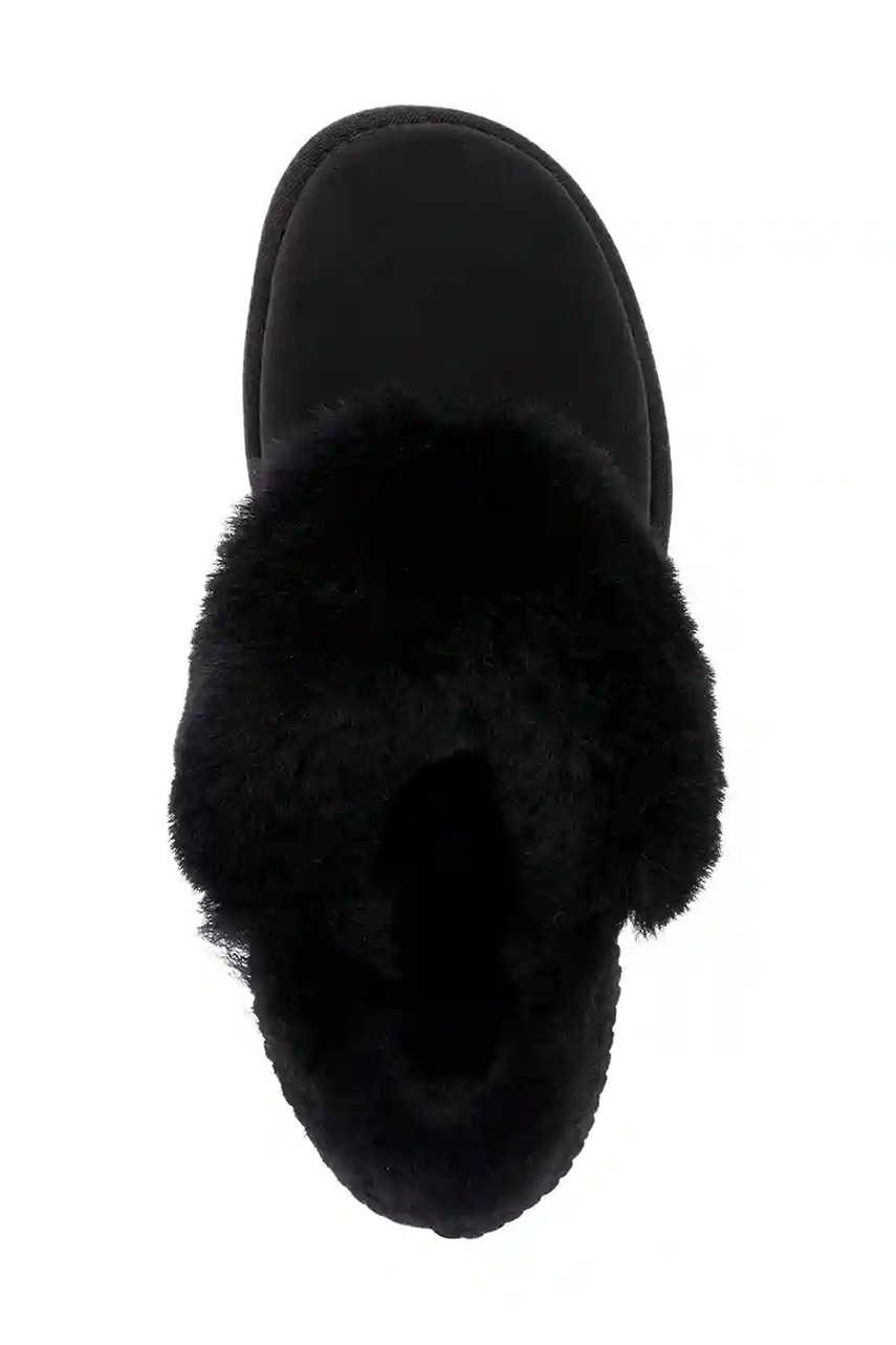 Μπότες χιονιού σουέτ Emu Australia Platinum Mintaro χρώμα: μαύρο φωτογραφία