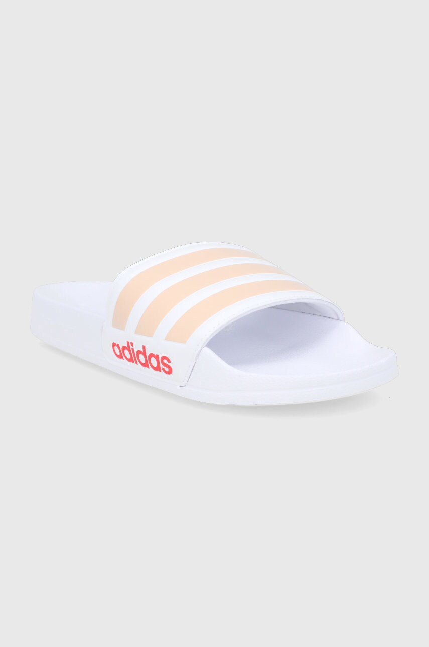 

Шльопанці adidas Performance Adilette Shower жіночі колір білий