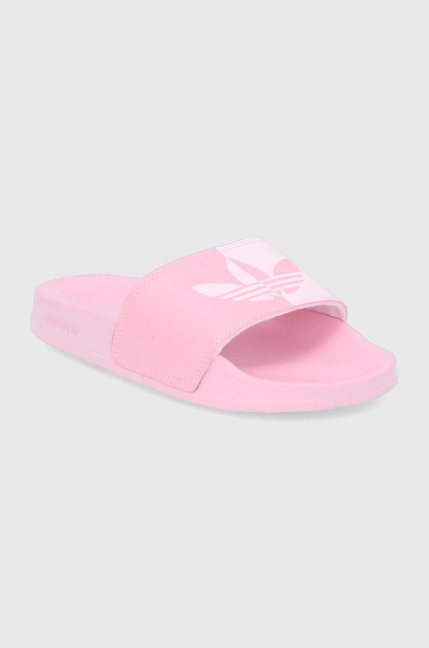 

Шльопанці adidas Originals Adilette Lite жіночі колір рожевий