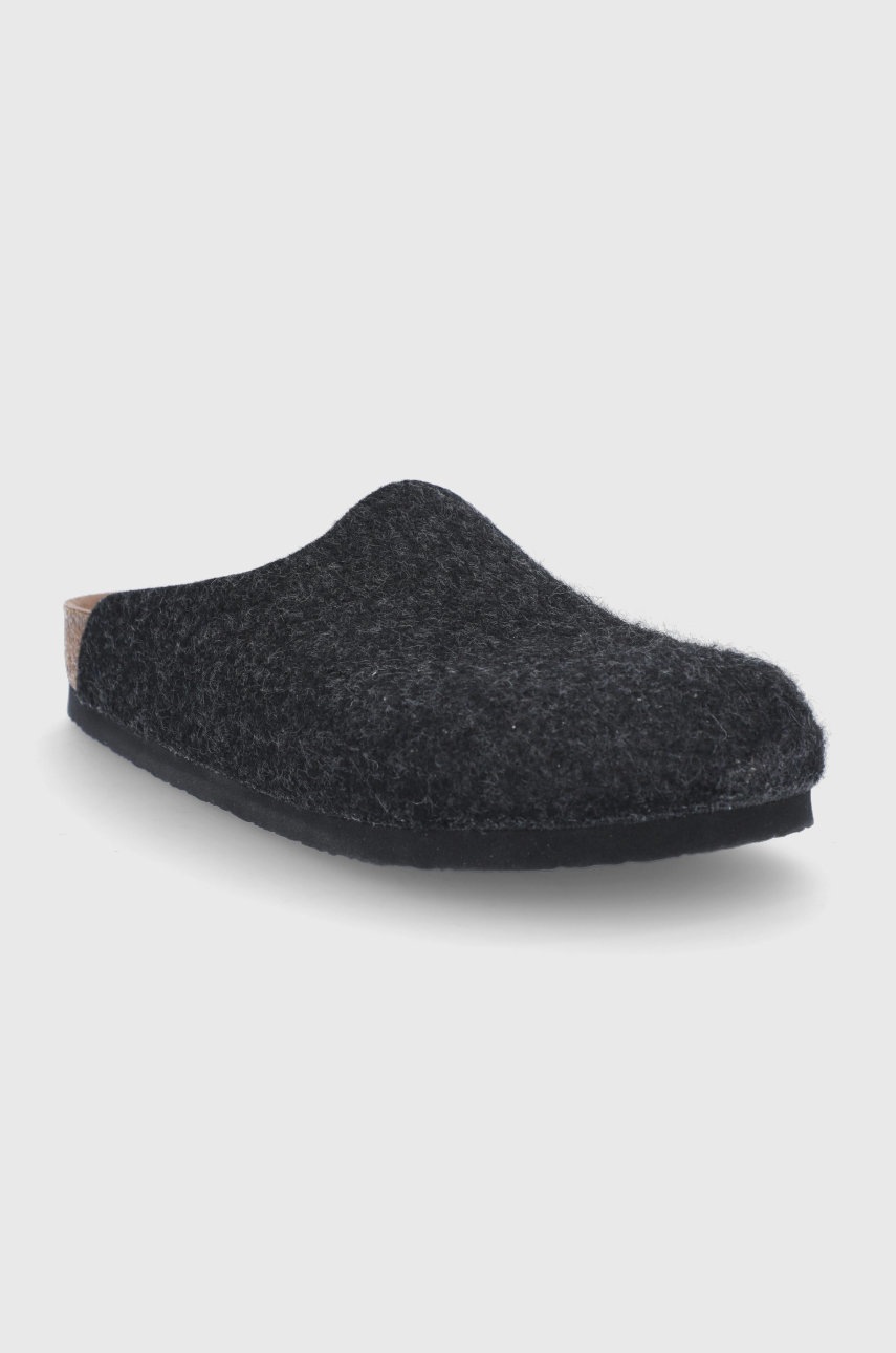 

Тапки Birkenstock Amsterdam цвет чёрный