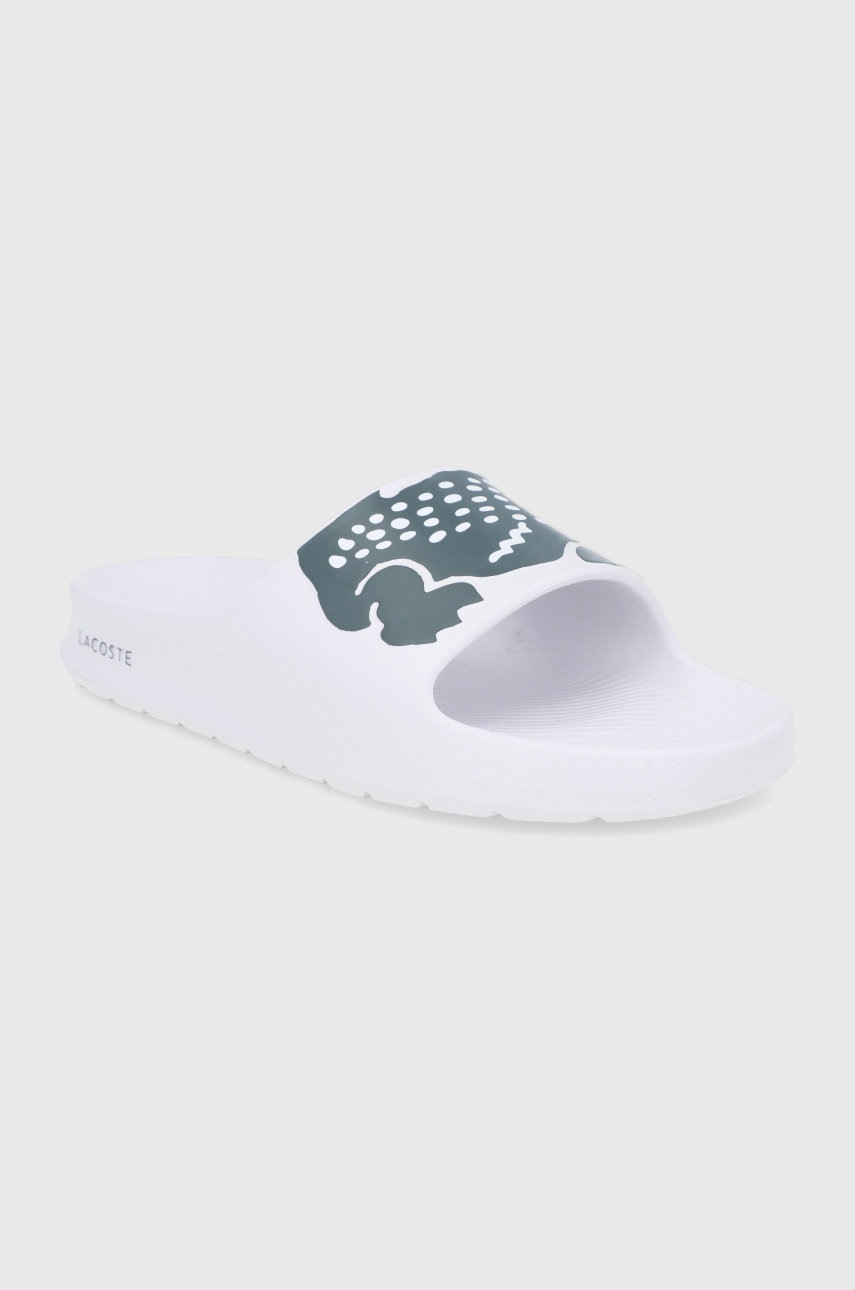 

Шльопанці Lacoste жіночі колір білий