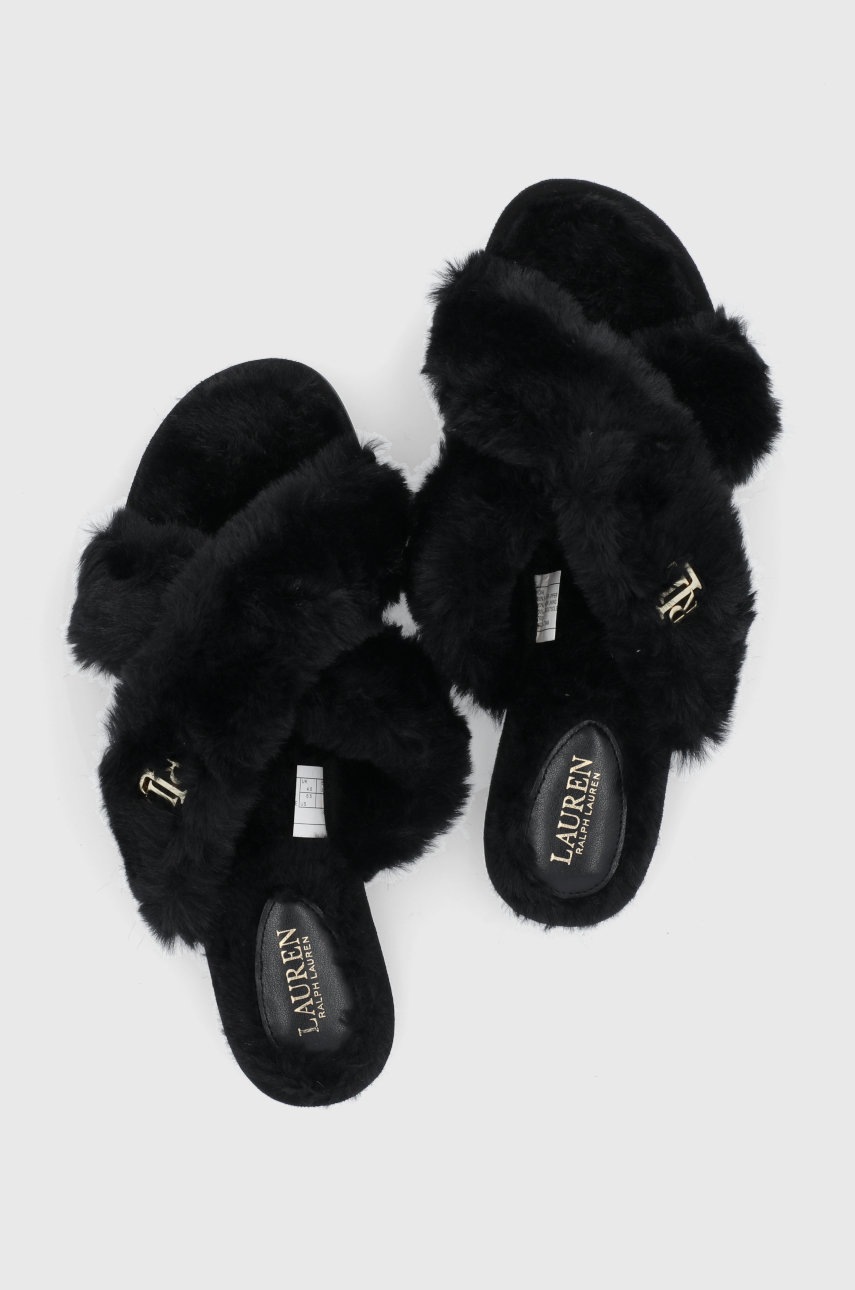 Тапочки Lauren Ralph Lauren Sydni колір чорний 802851160002 