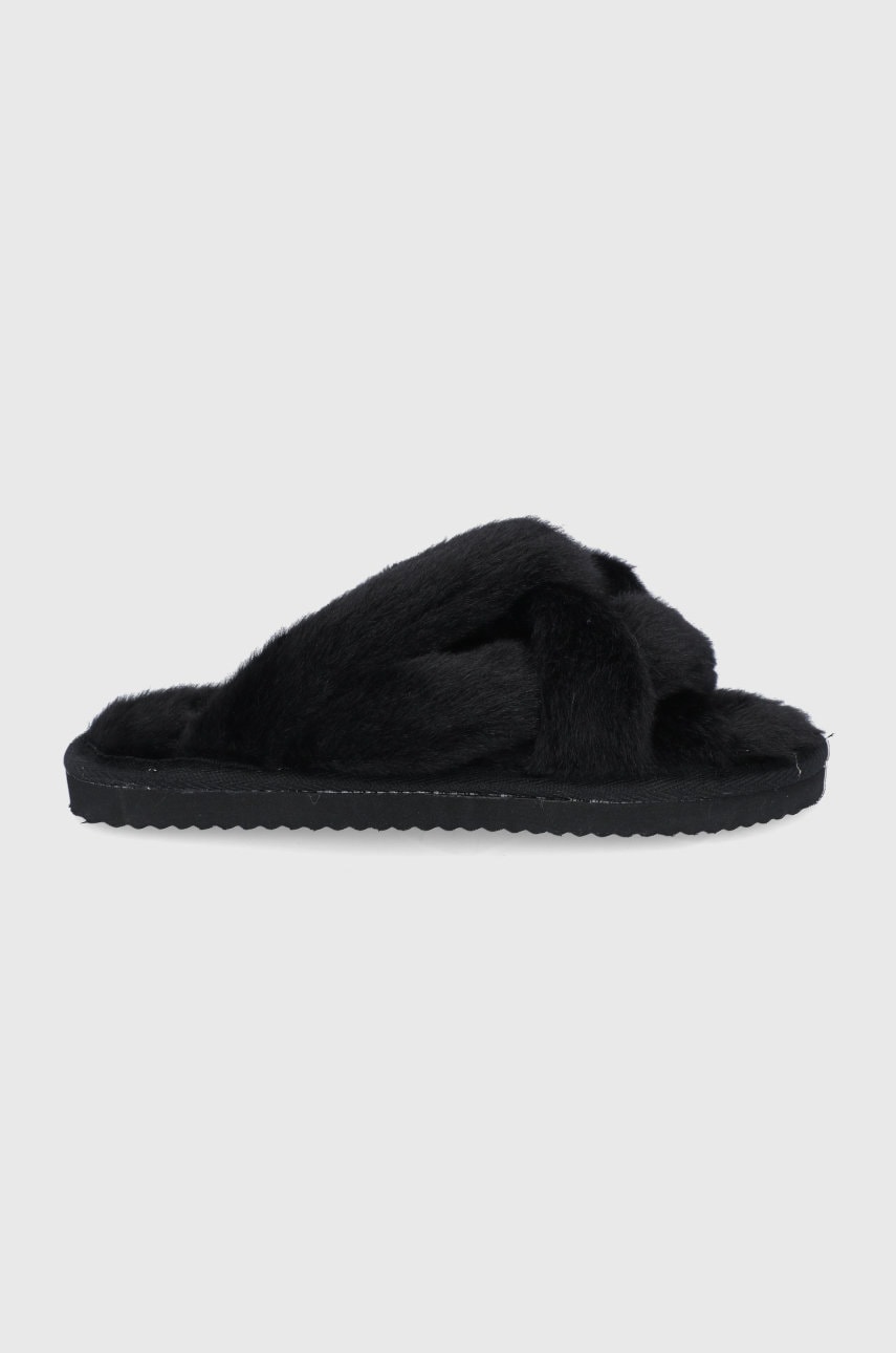 Flip*flop Papuci De Casa Culoarea Negru