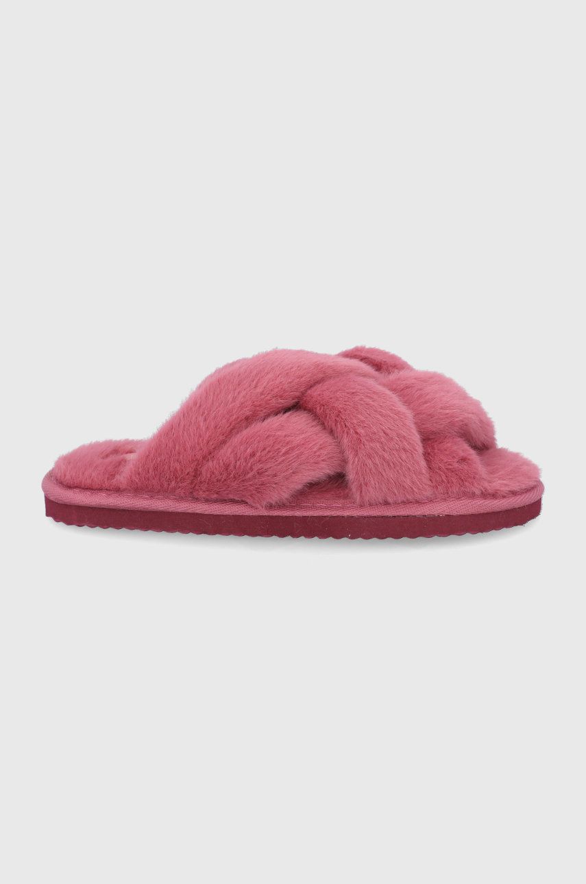 Flip*Flop Papuci de casa culoarea roz answear.ro imagine megaplaza.ro