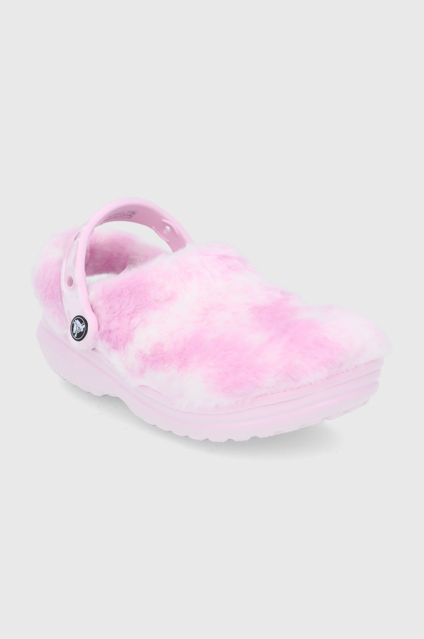 

Тапки Crocs цвет розовый