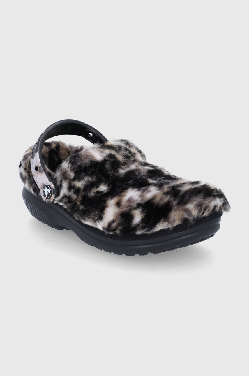 

Тапочки Crocs колір коричневий