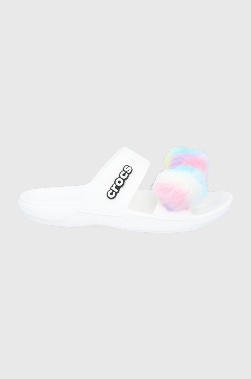 

Шлепанцы Crocs женские цвет белый