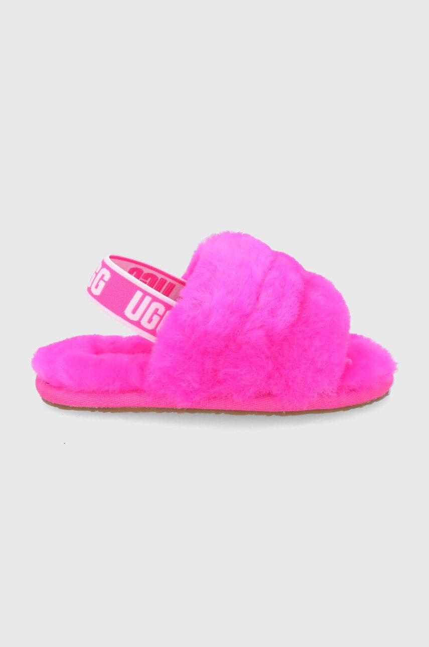 

Детски пантофи UGG в лилаво, Виолетов