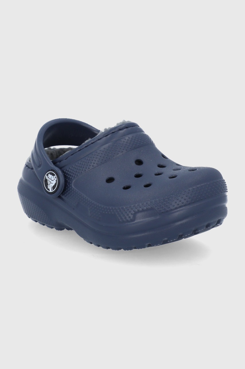

Дитячі тапочки Crocs колір синій