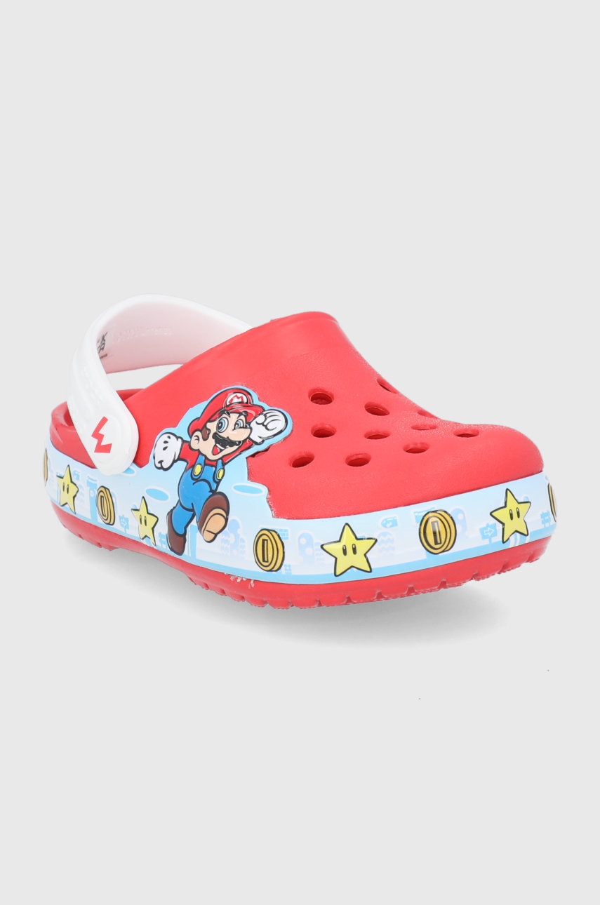 

Дитячі шльопанці Crocs колір червоний