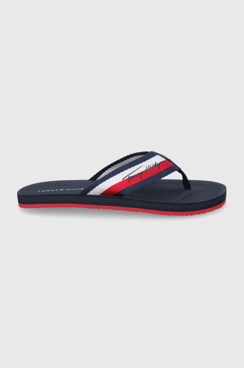 

Джапанки Tommy Hilfiger мъжки в тъмносиньо, Тъмносин