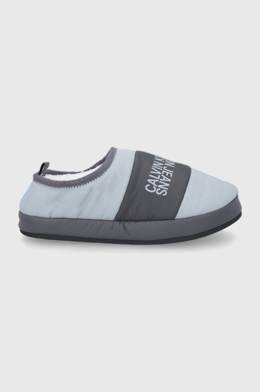 

Пантофи Calvin Klein Jeans в сиво, Сив