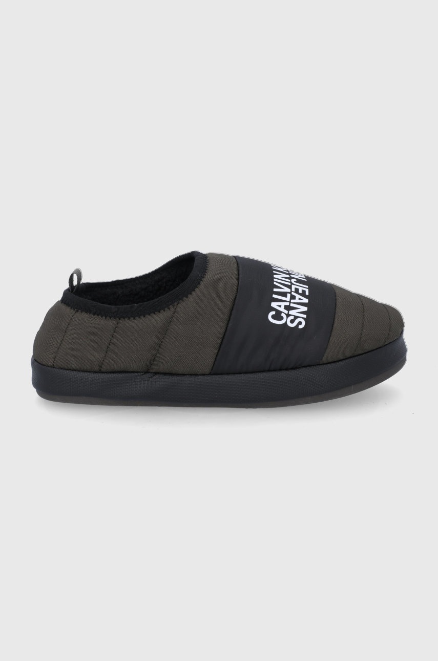 

Пантофи Calvin Klein Jeans в зелено, Зелен