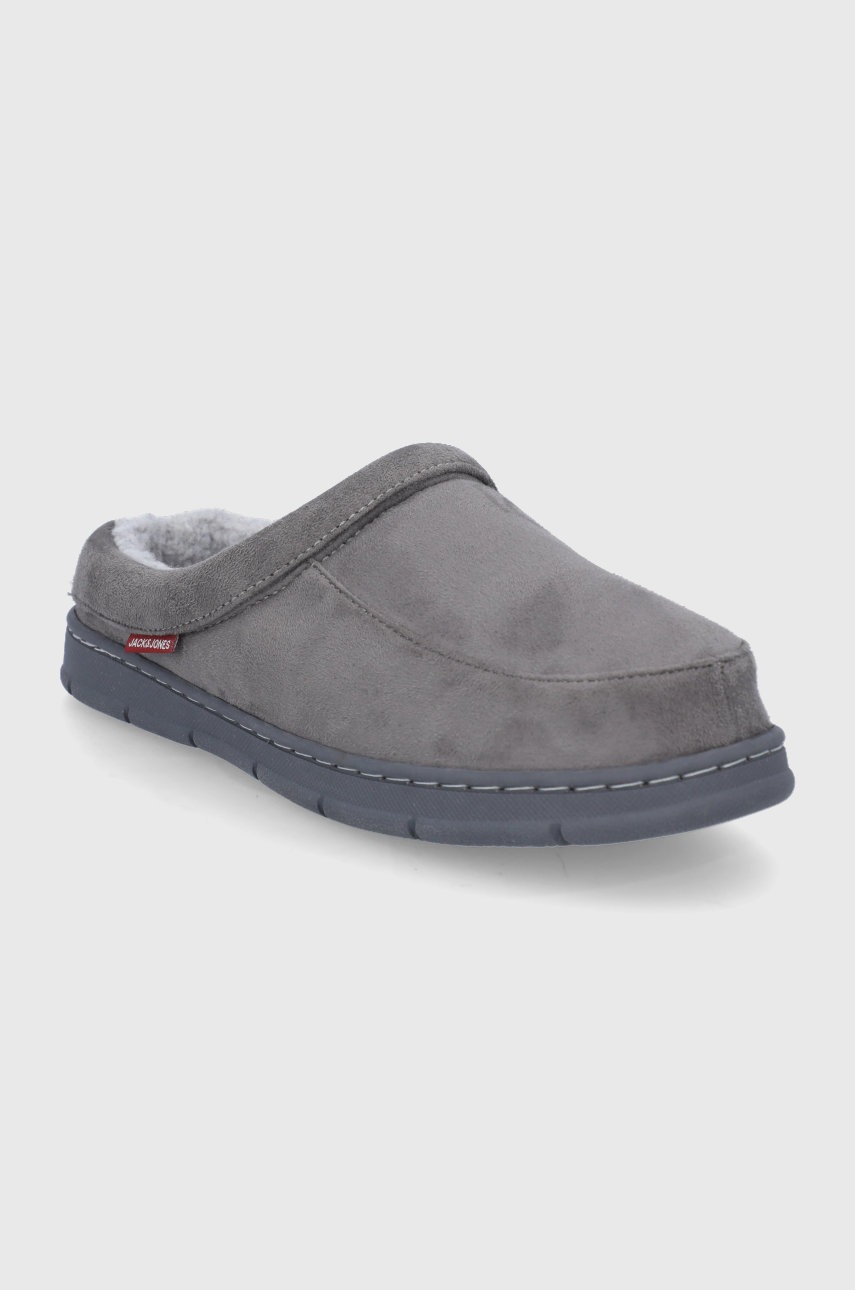 

Тапочки Jack & Jones колір сірий