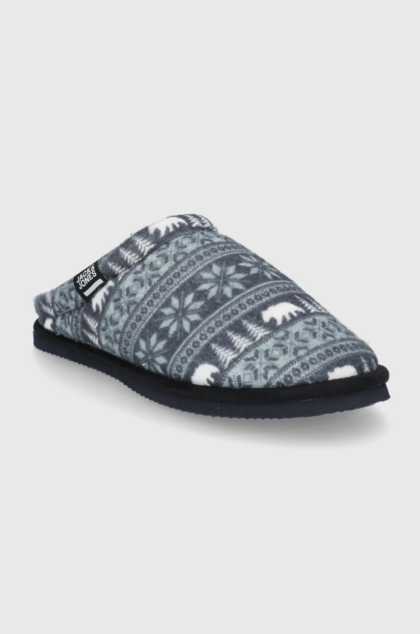 

Тапочки Jack & Jones колір сірий