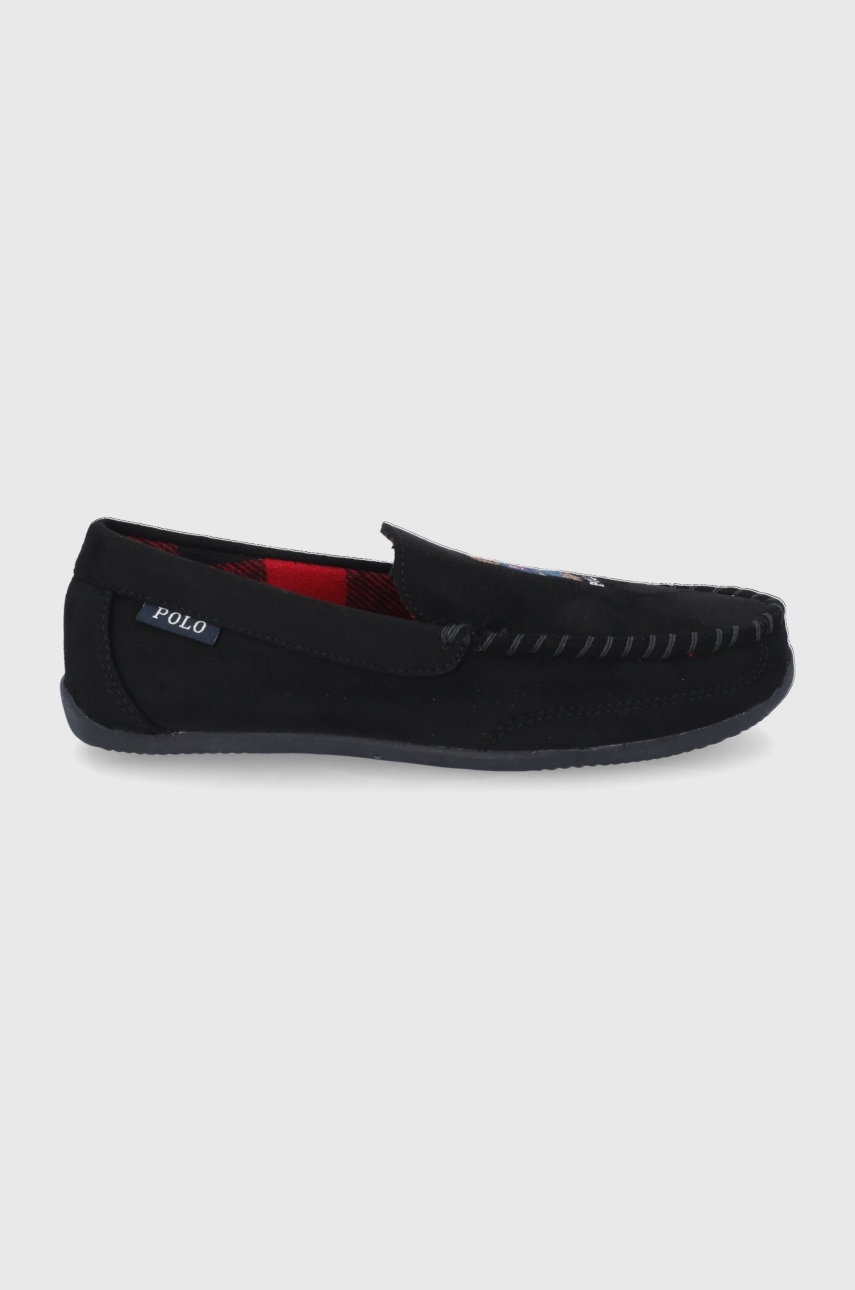

Пантофи Polo Ralph Lauren в черно, Черен