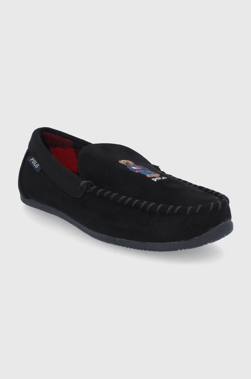 

Тапки Polo Ralph Lauren цвет чёрный