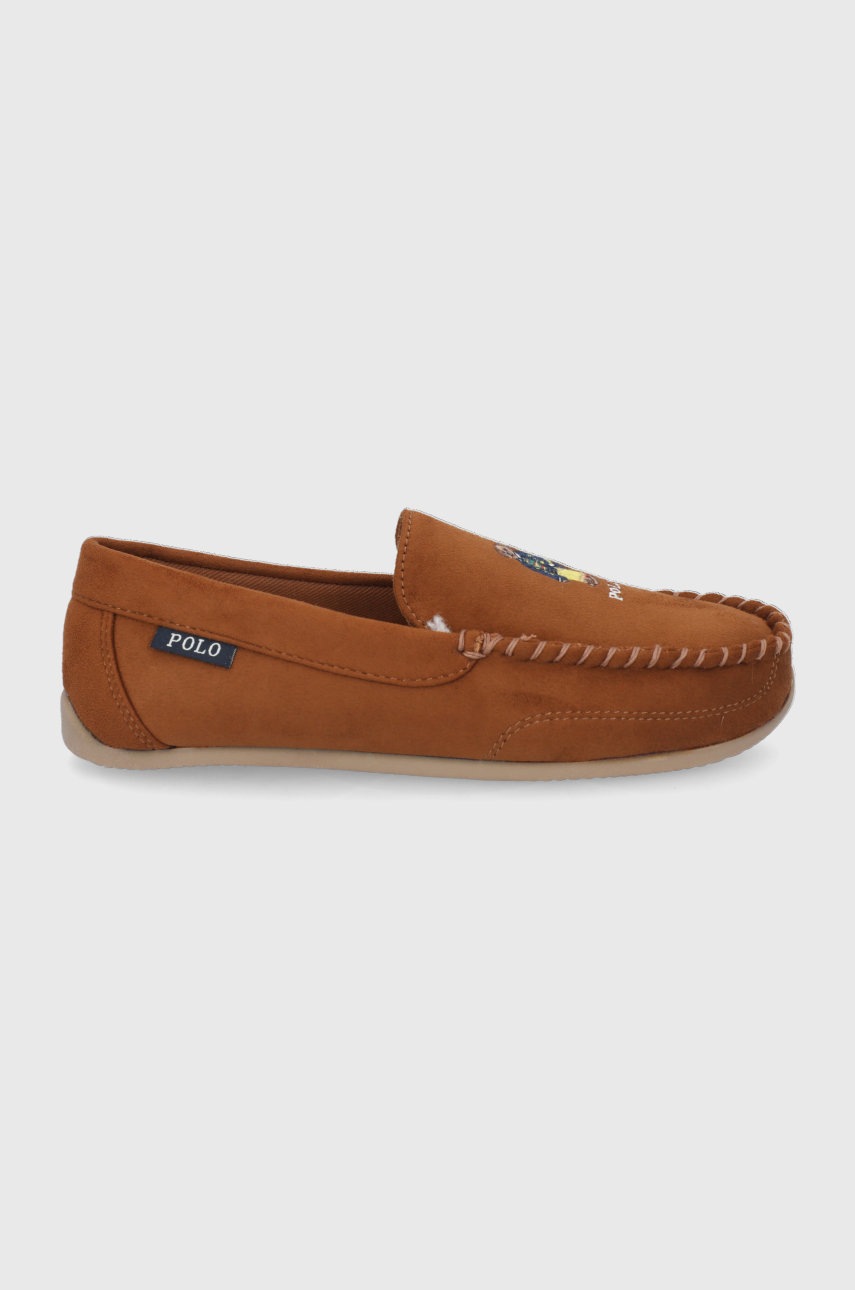 

Пантофи Polo Ralph Lauren в кафяво, Кафяв