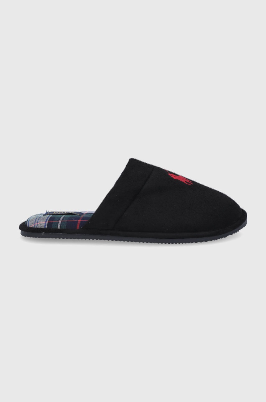 

Тапки Polo Ralph Lauren Klarence цвет чёрный