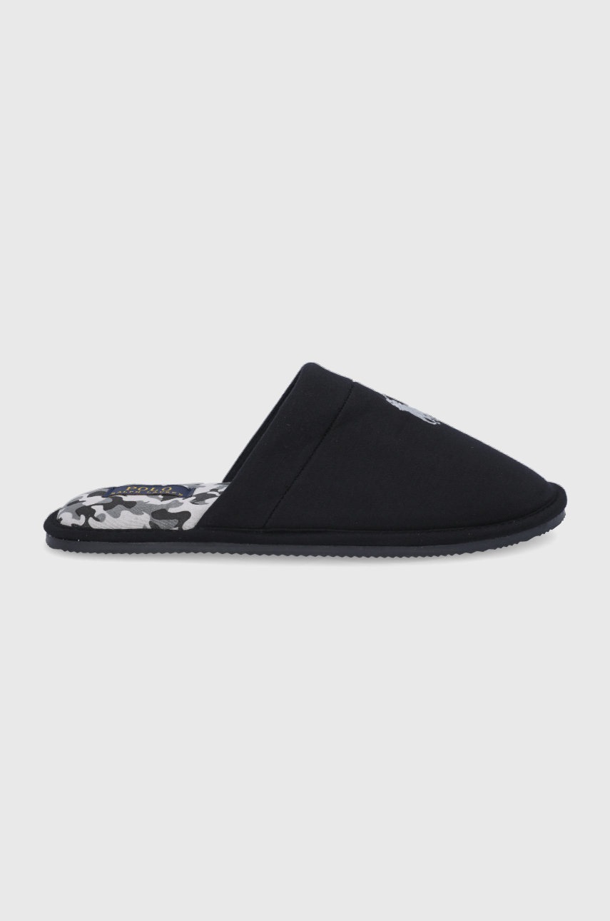 

Пантофи Polo Ralph Lauren Klarence в черно, Черен