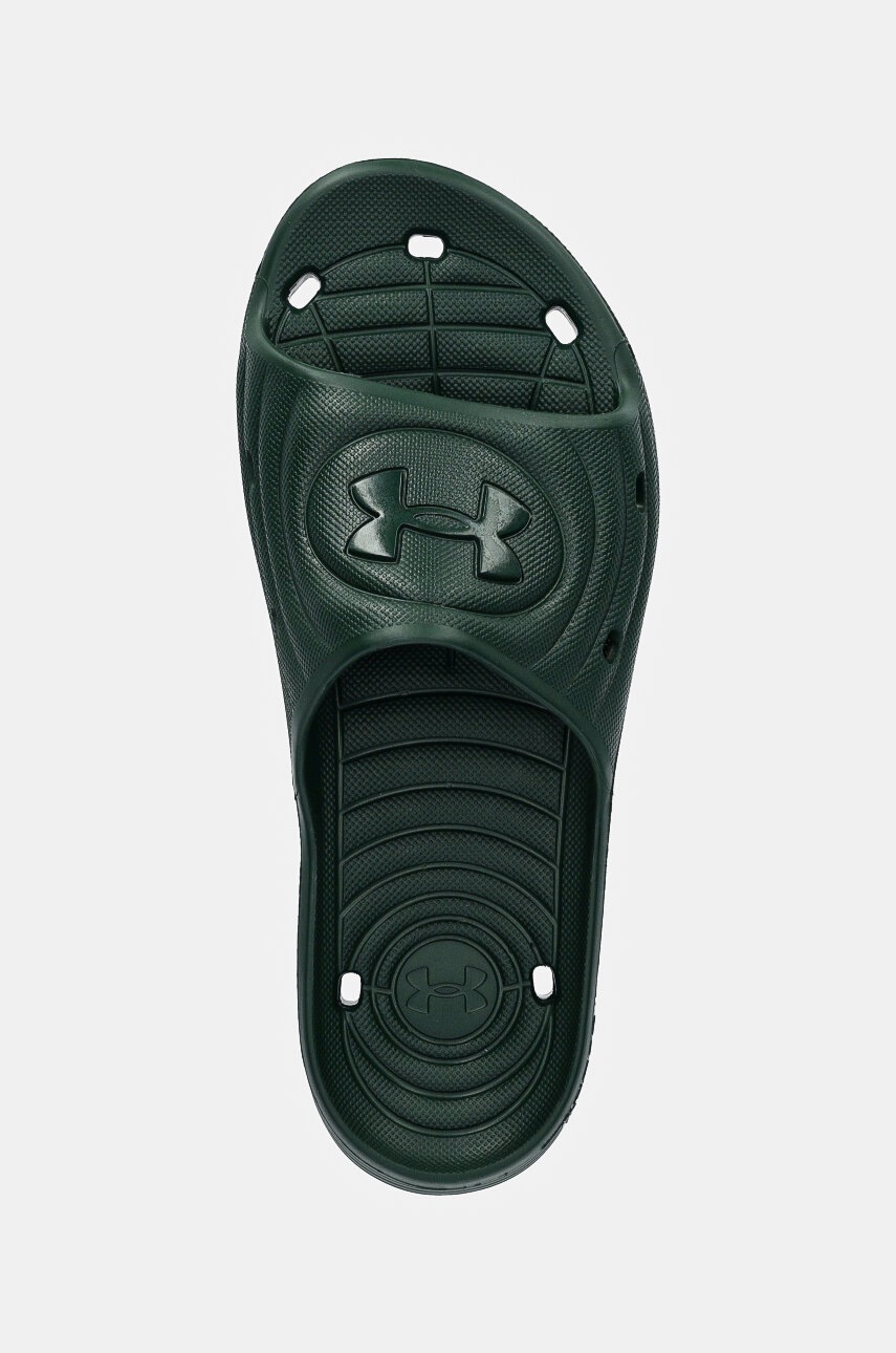 Шльопанці Under Armour Locker IV SL чоловічі колір зелений 