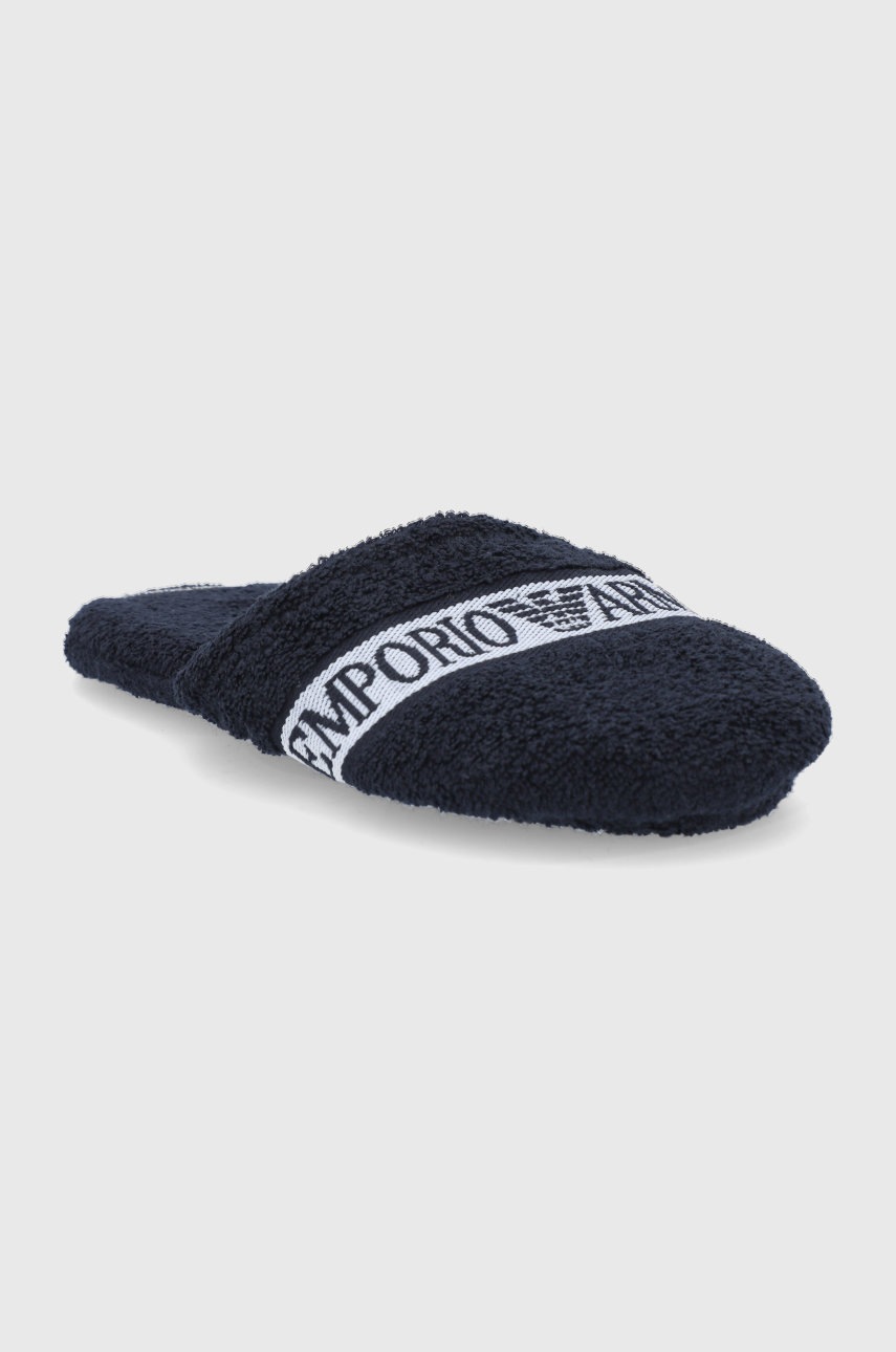

Тапки Emporio Armani Underwear цвет синий