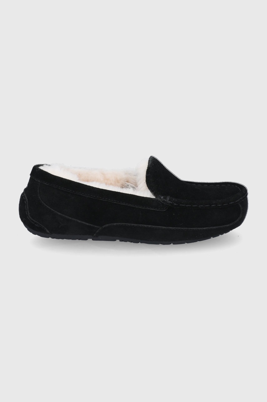 

Велурени чехли UGG в черно, Черен