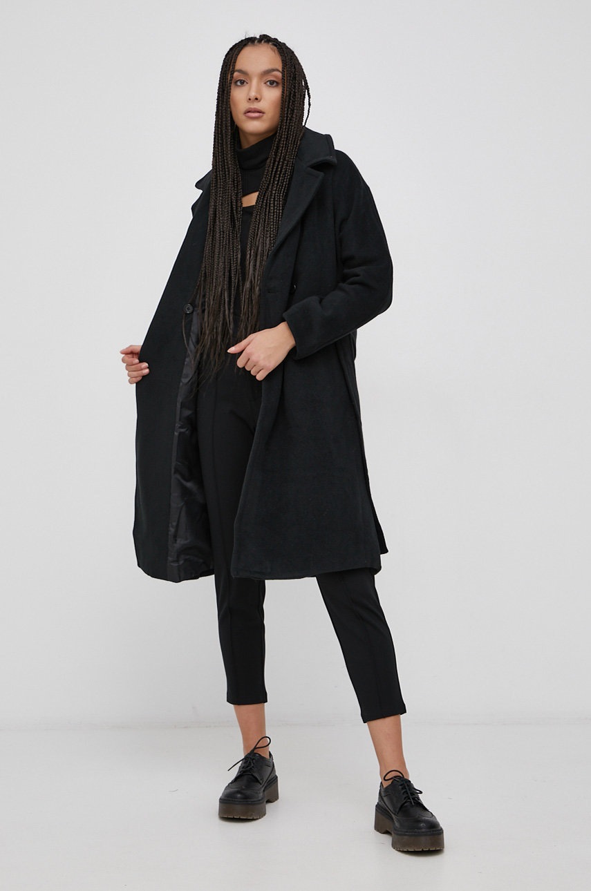 

Пальто Haily's женское цвет чёрный переходное oversize