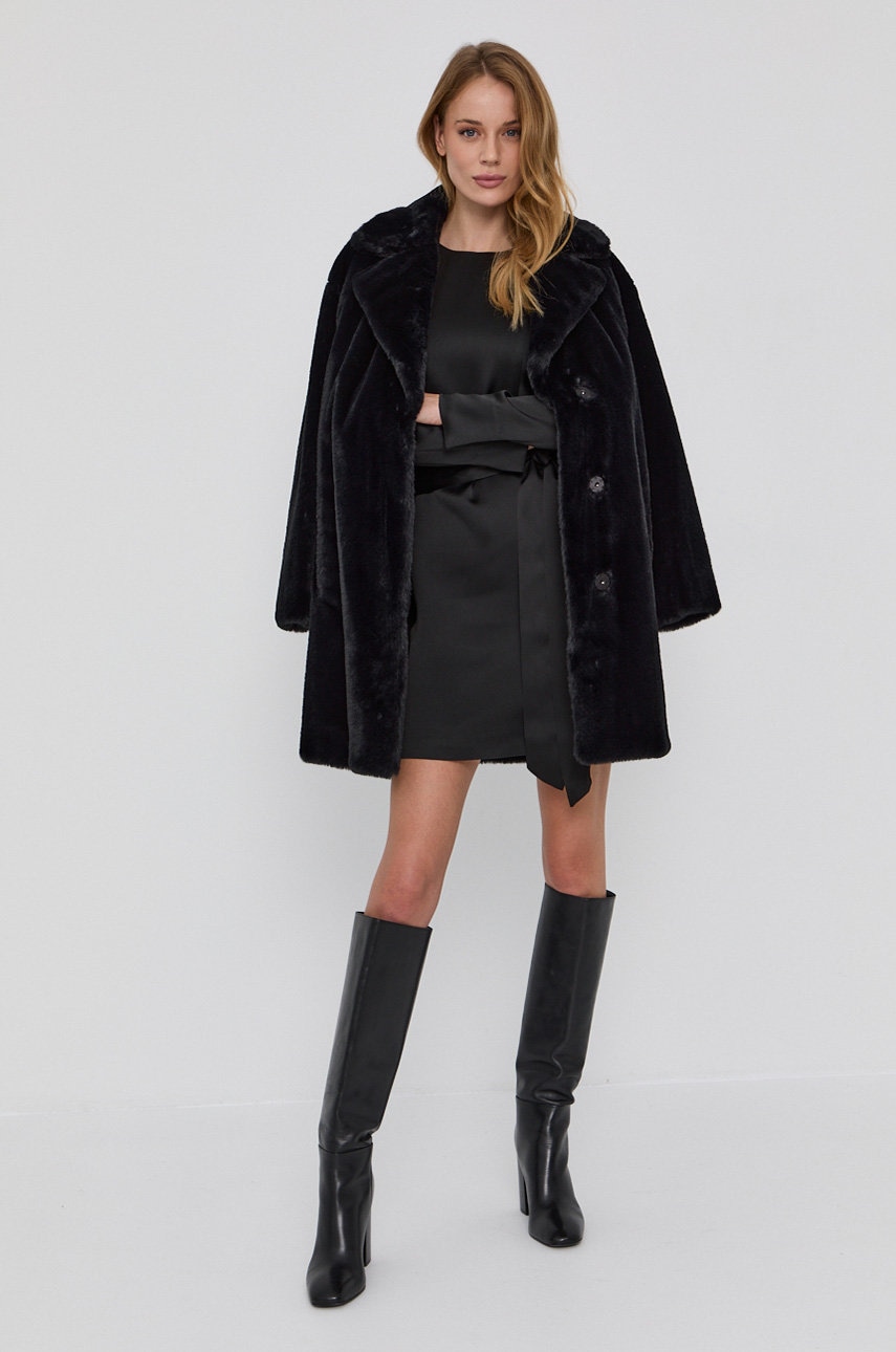 

Пальто Twinset женское цвет чёрный переходное oversize