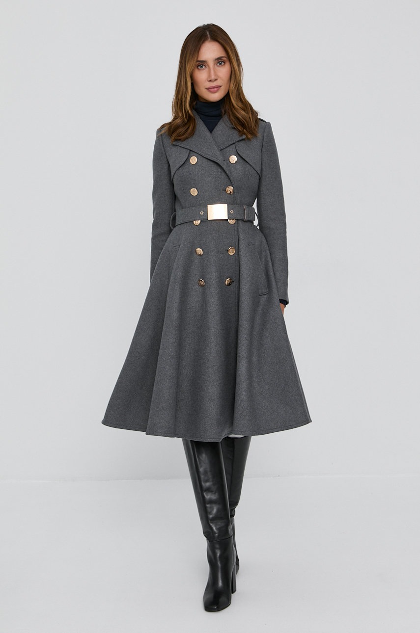 

Elisabetta Franchi - Палто, Сив