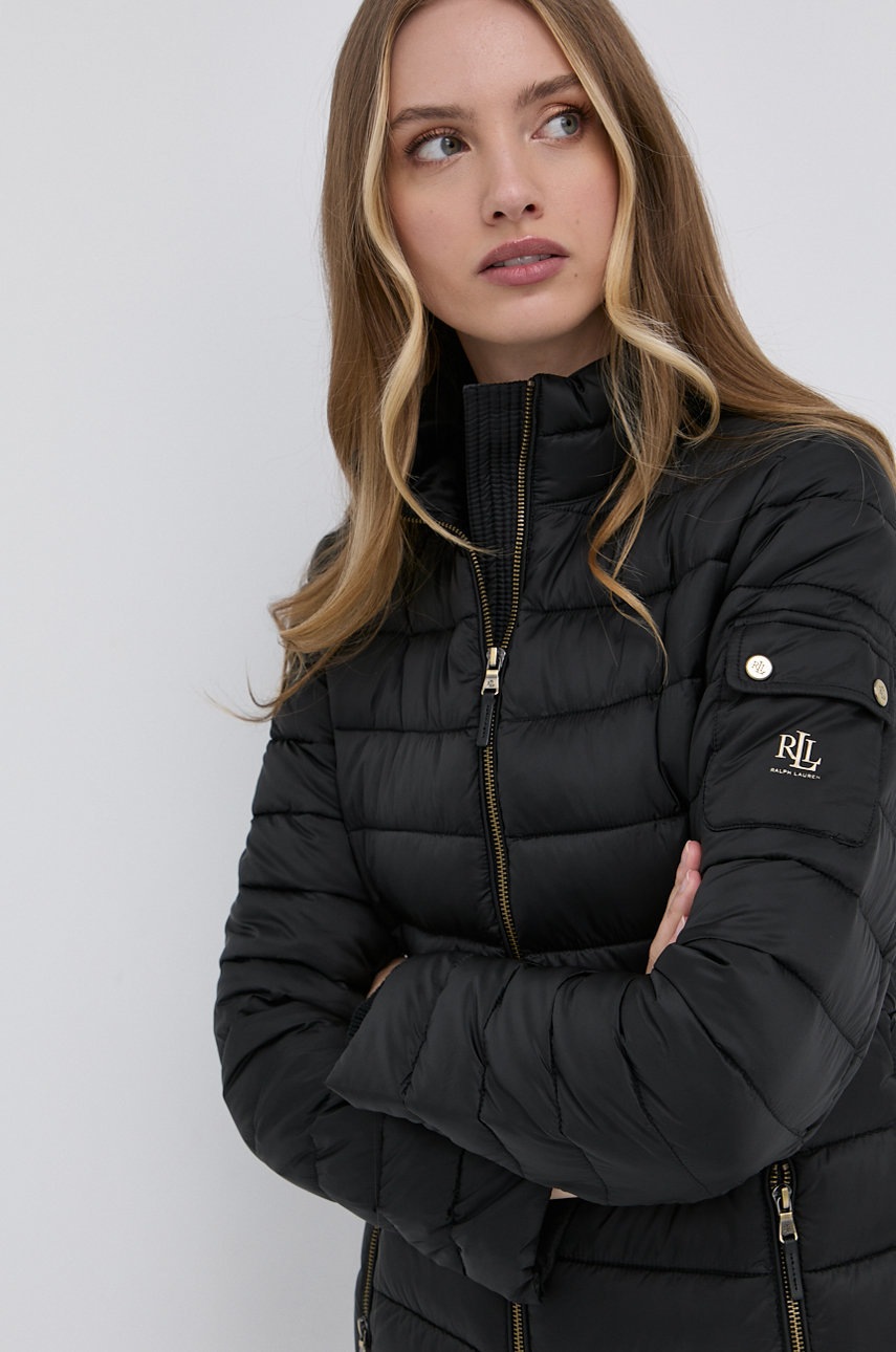 

Яке Lauren Ralph Lauren дамско в черно със зимна изолация, Черен