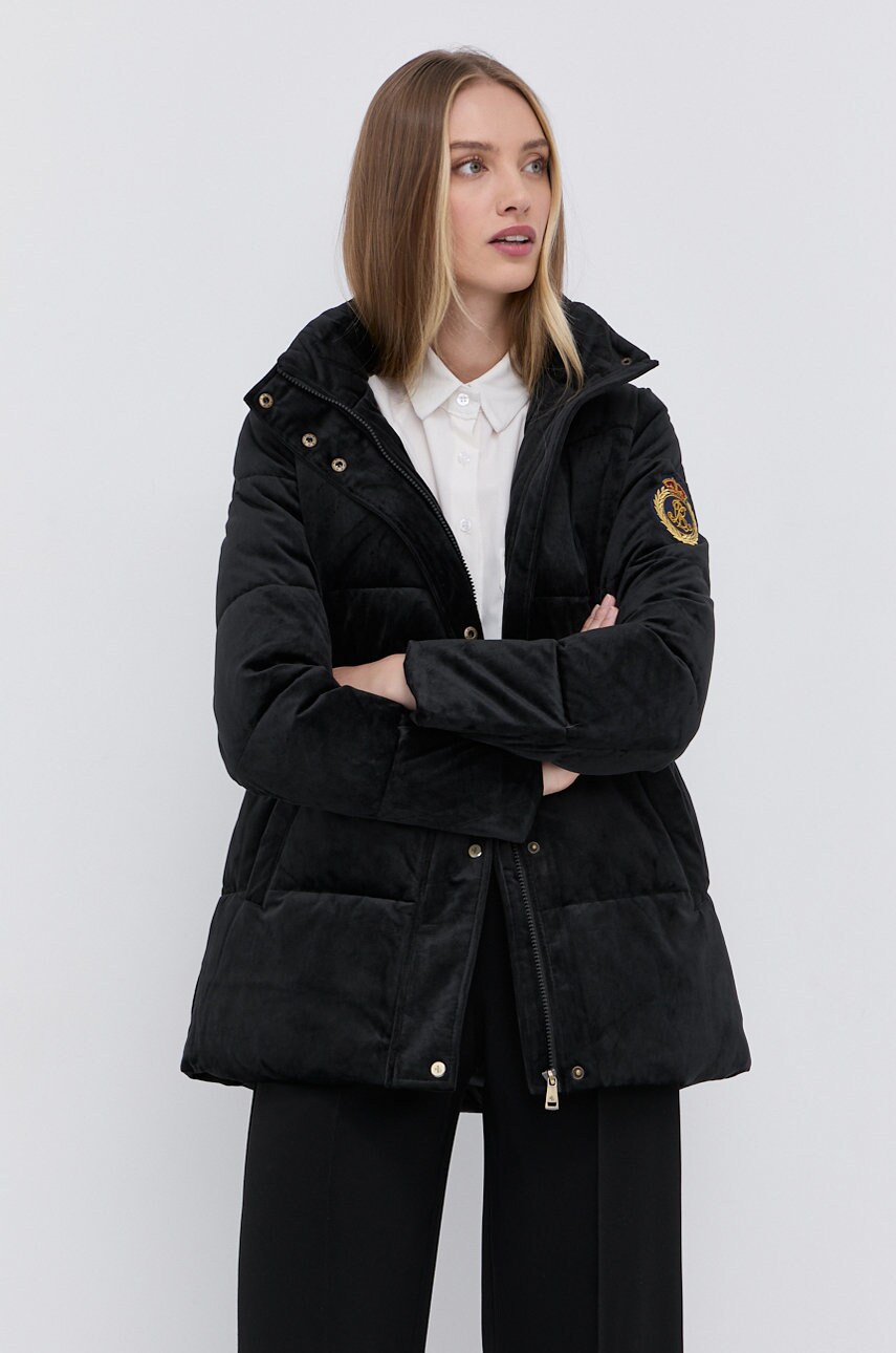 

Яке Lauren Ralph Lauren дамско в черно със зимна изолация, Черен