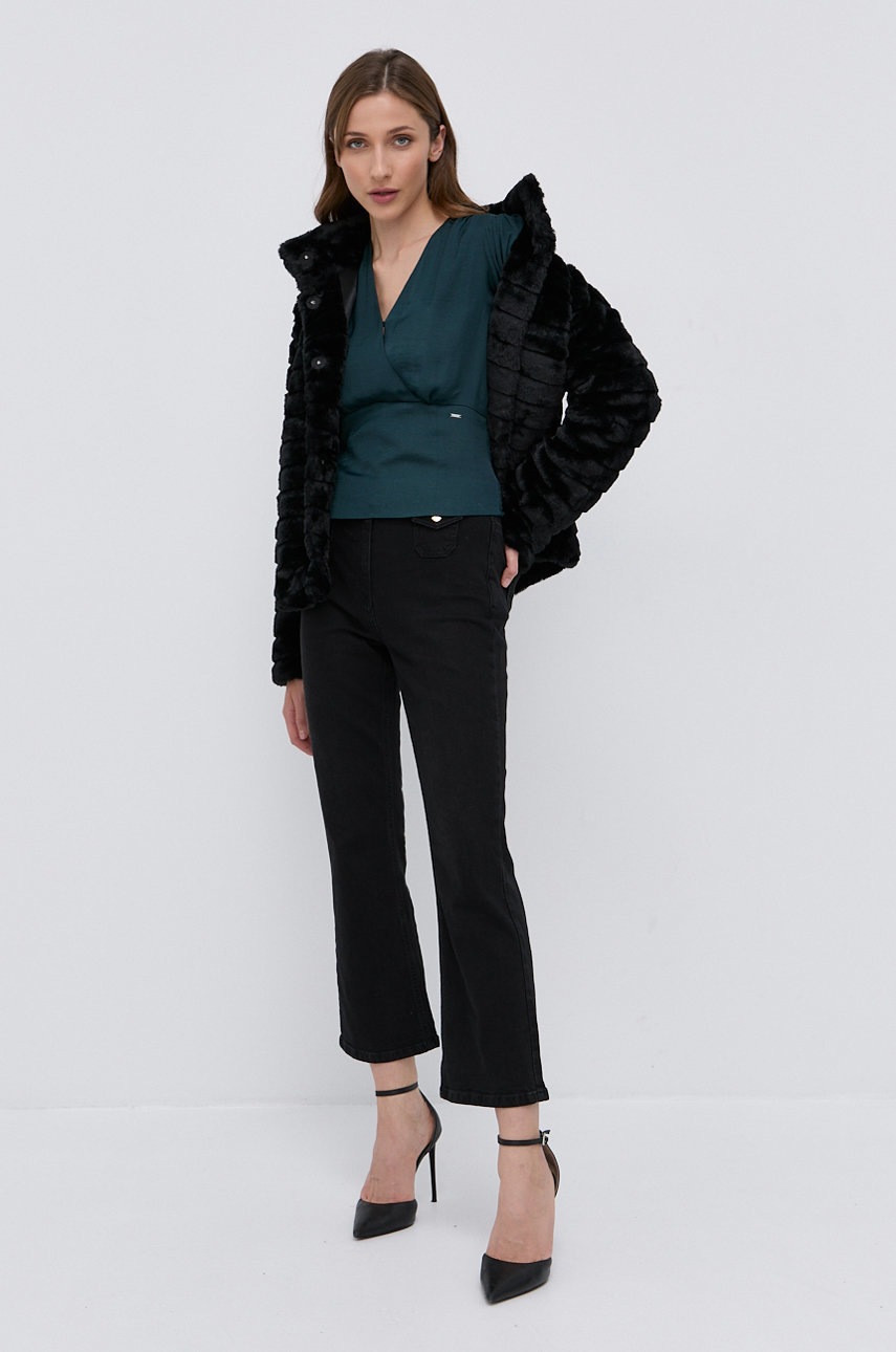 

Пальто Lauren Ralph Lauren женское цвет чёрный переходная oversize