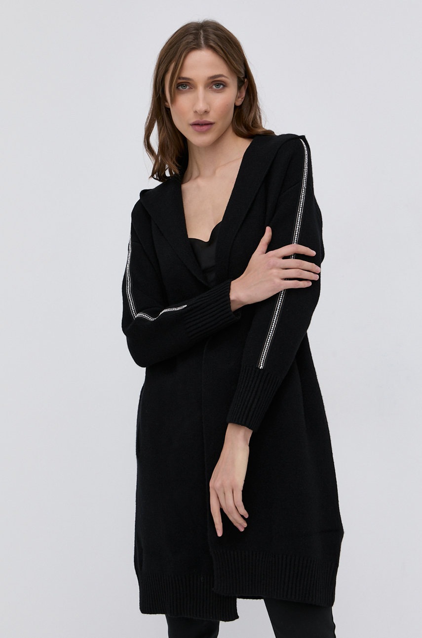 

Жилетка Morgan дамска в черно от лека материя, Черен