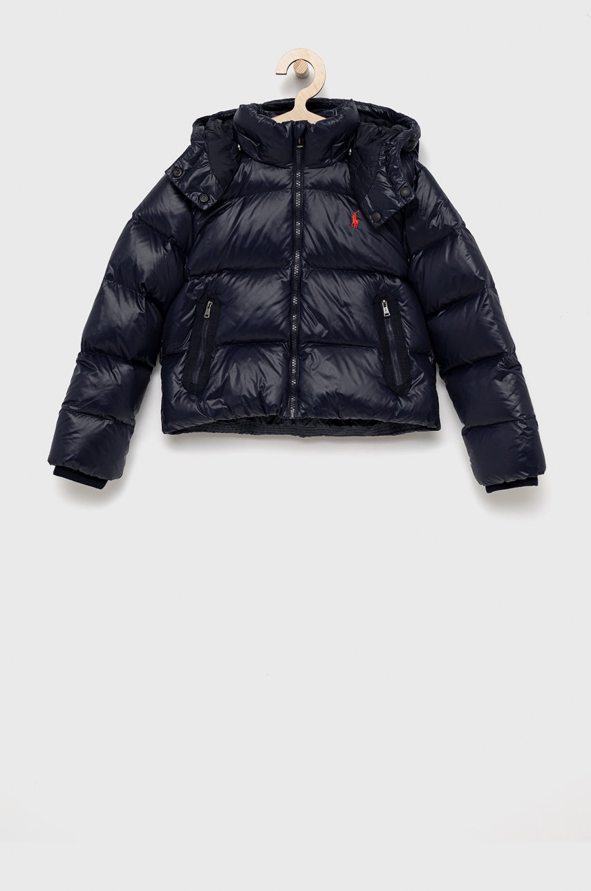 

Детско пухено яке Polo Ralph Lauren в тъмносиньо, Тъмносин