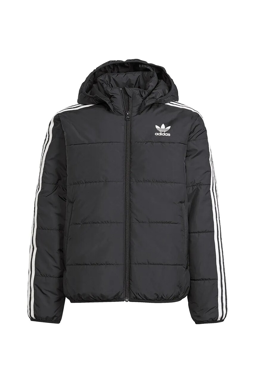 Levně Dětská bunda adidas Originals H34564 černá barva